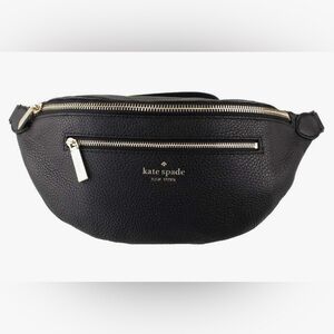 Kate Spade Black Leather Belt Bag